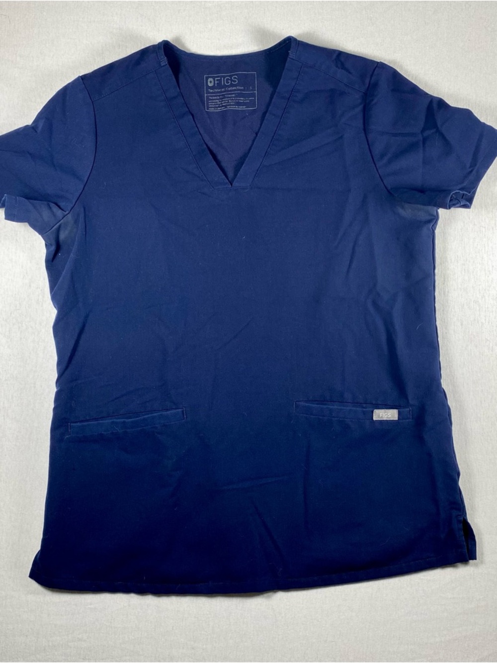 FIGS Casma FW1100 Navy Blue Medical Scrub Top Women’s Size S